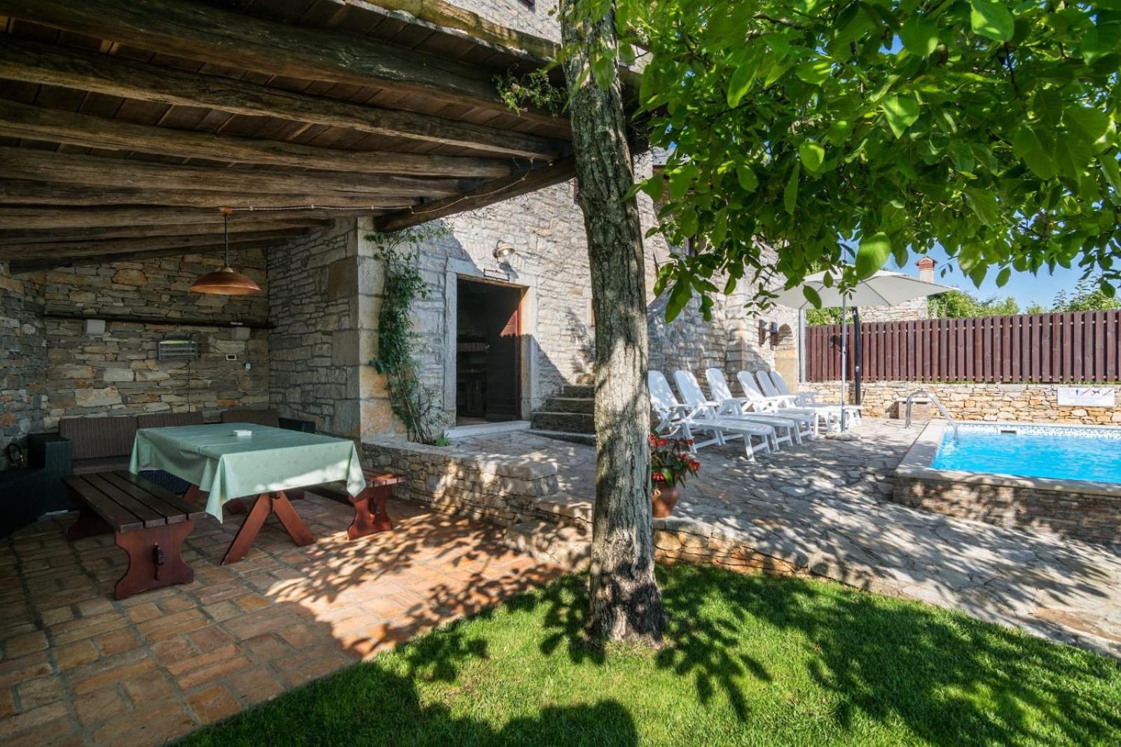 Rustic Villa Marija With Panoramic View In Zrenj Экстерьер фото