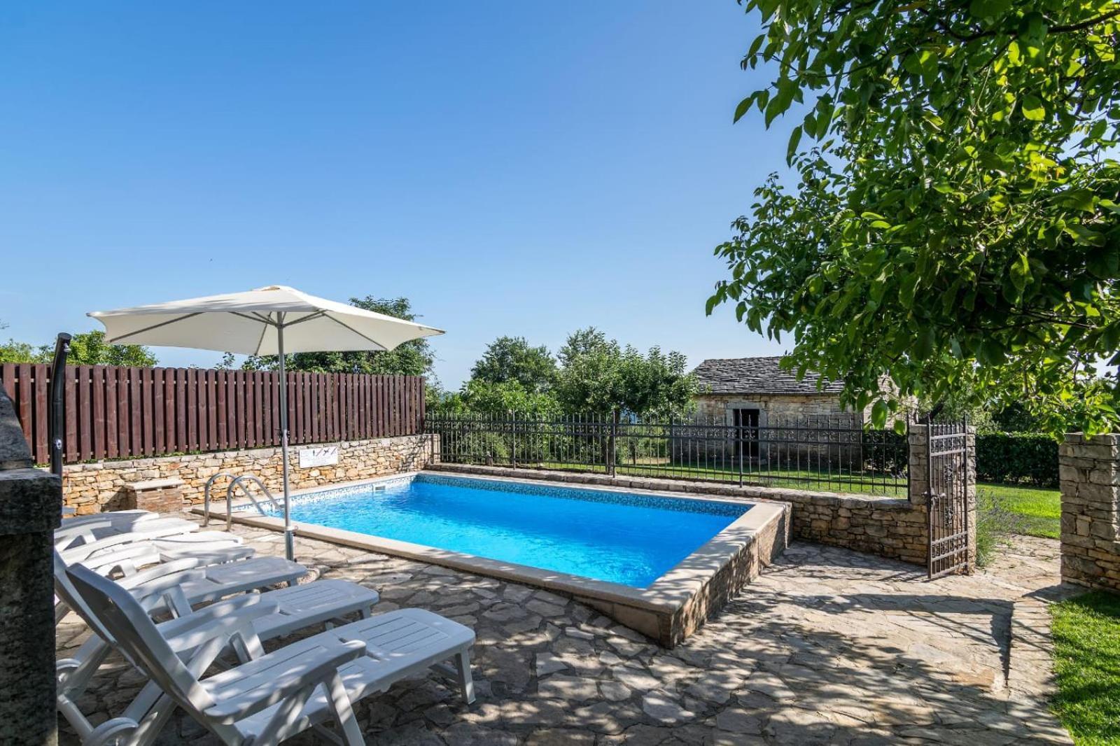 Rustic Villa Marija With Panoramic View In Zrenj Экстерьер фото
