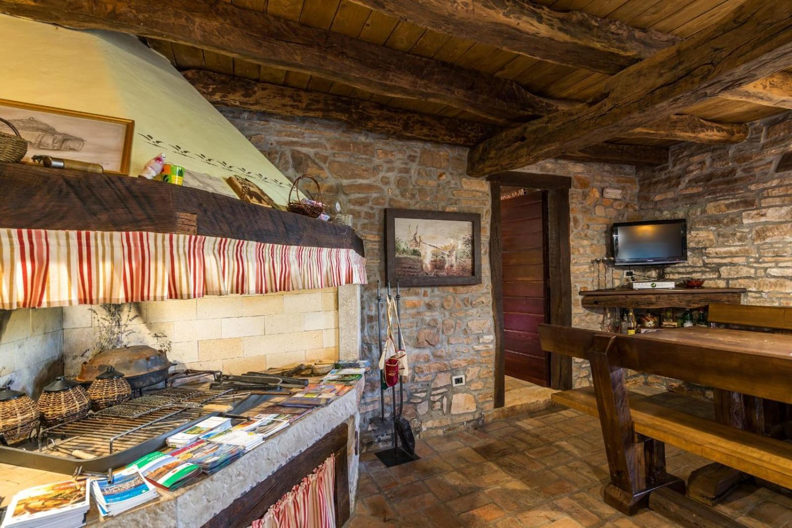 Rustic Villa Marija With Panoramic View In Zrenj Экстерьер фото